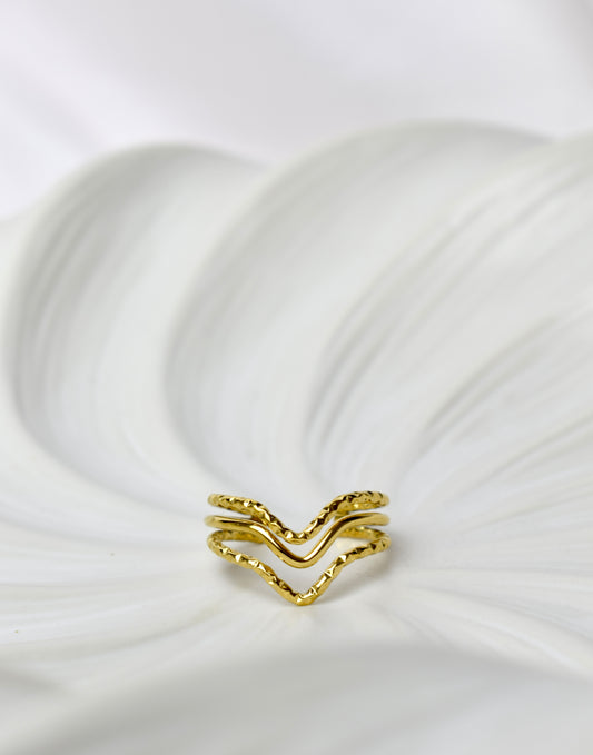 Serpentine Stack Ring