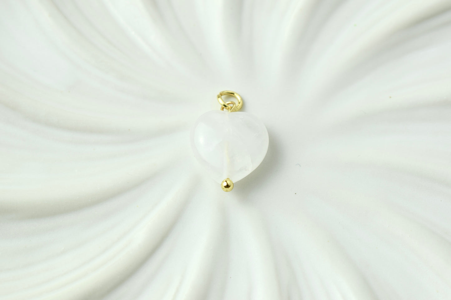 Glass Heart Gold