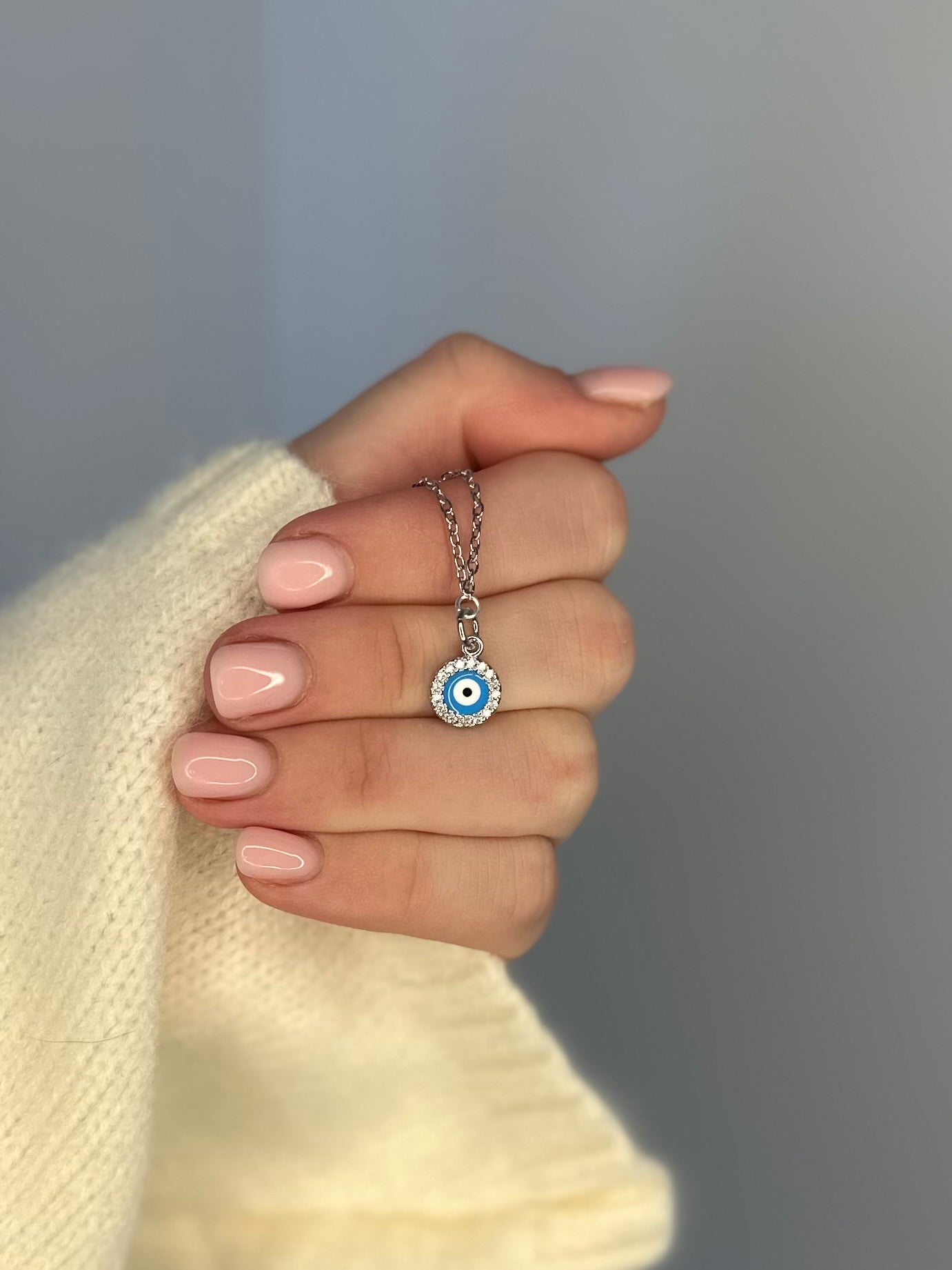Sparkle Evil Eye Necklace