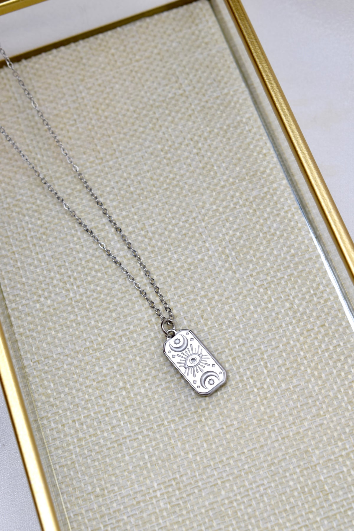 Moonlight Tarot Necklace Silver