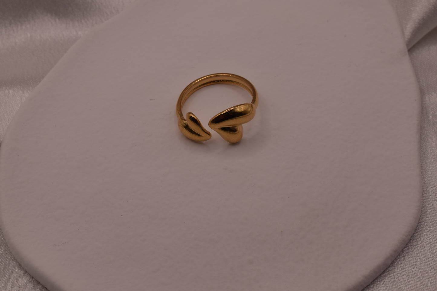 The Wrap Heart Ring Gold