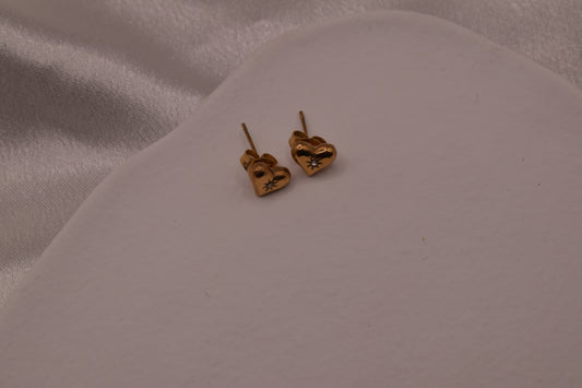 The Classic Heart Studs