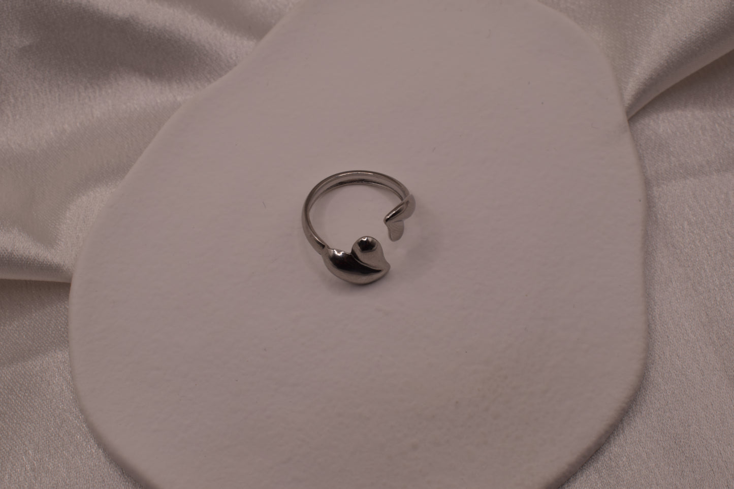 The Wrap Heart Ring Silver