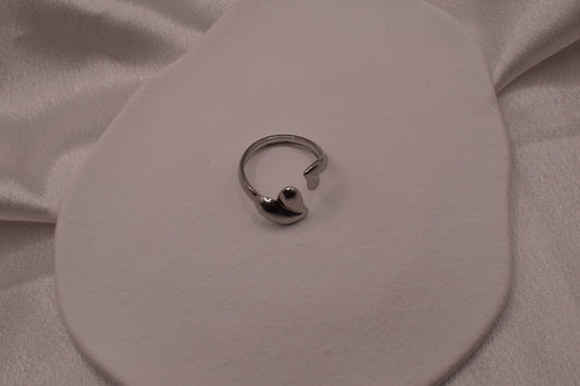 The Wrap Heart Ring Silver