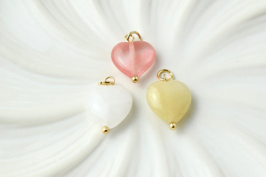 Glass Heart Gold