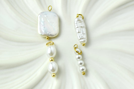 Long Pearls Gold