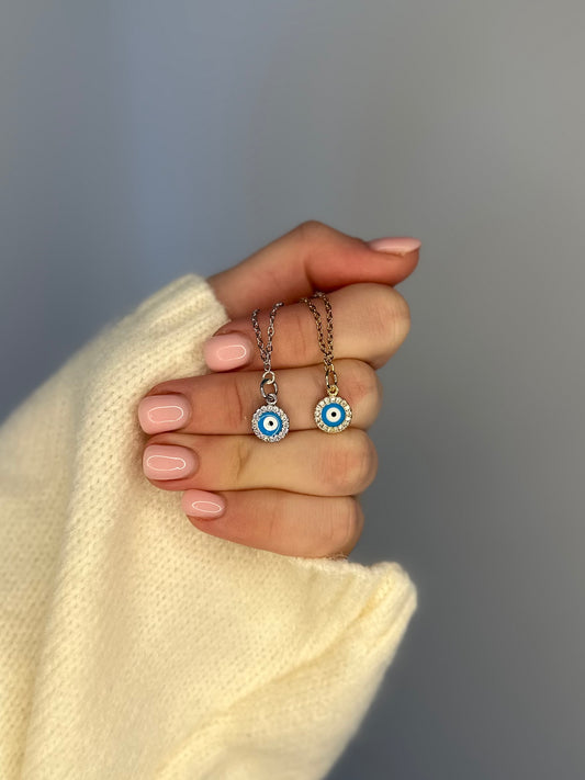 Sparkle Evil Eye Necklace