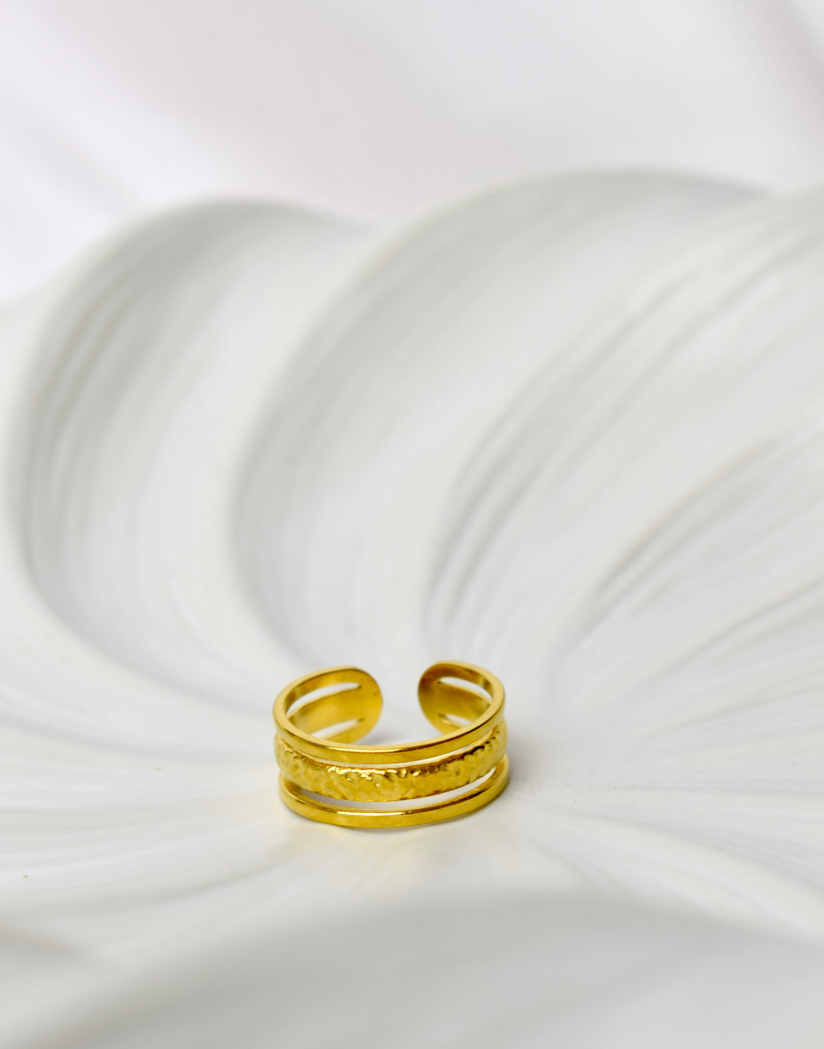 Honeywave Ring Gold