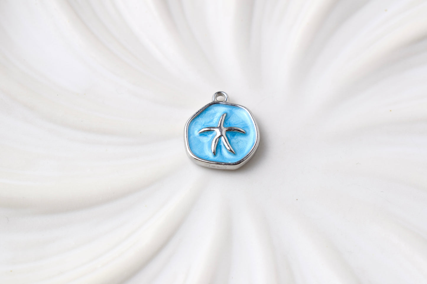 Round Starfish Silver
