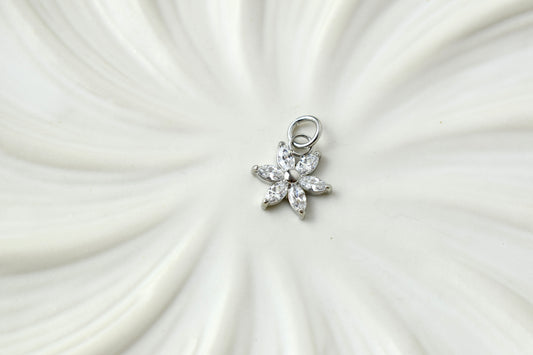 Sparkle Flower Silver