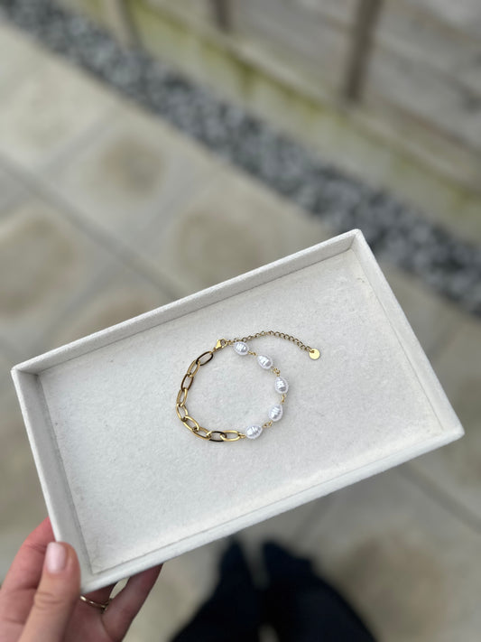 Pearl Link Bracelet Chain