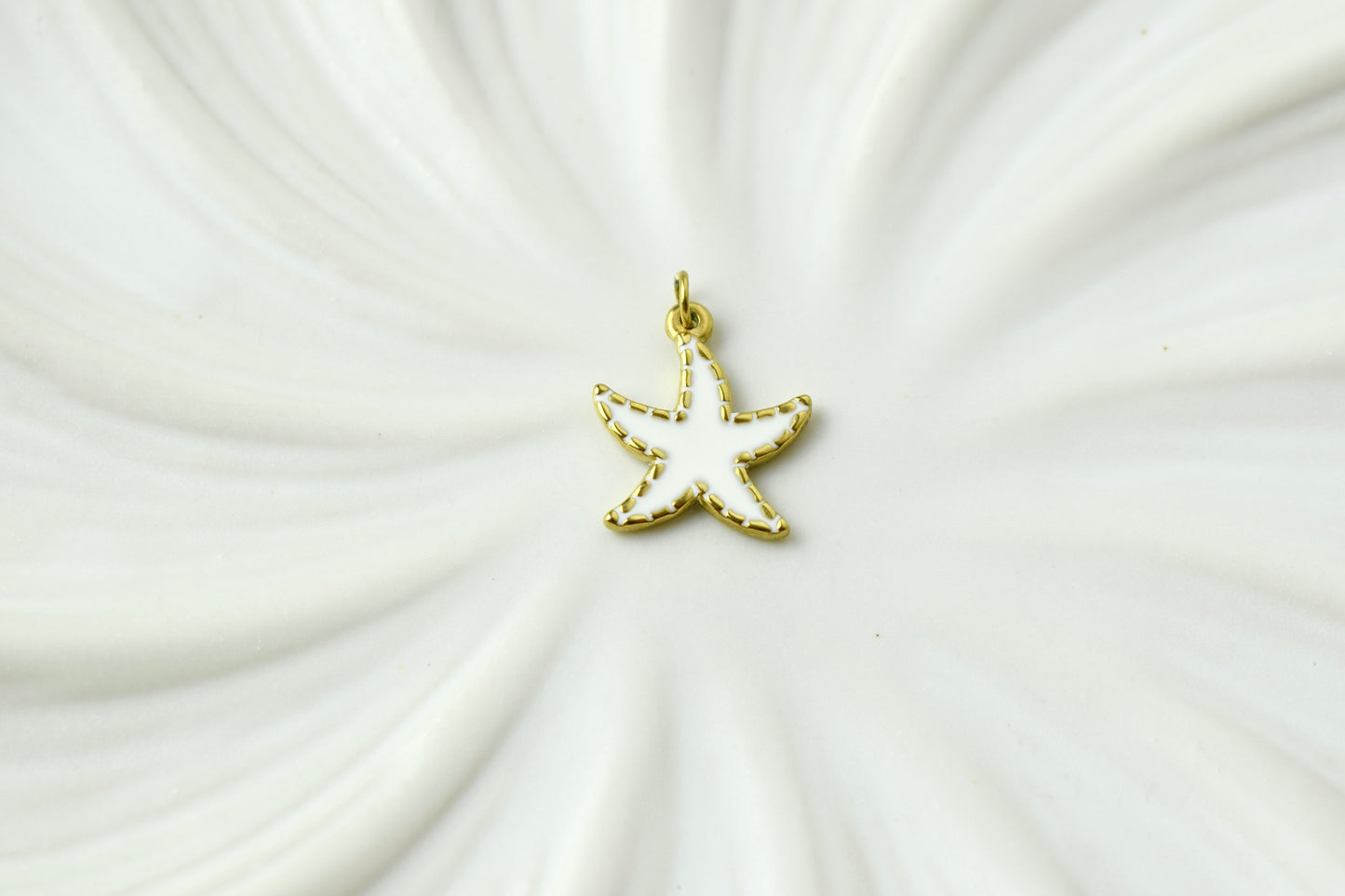 Small Coloured Starfish Gold