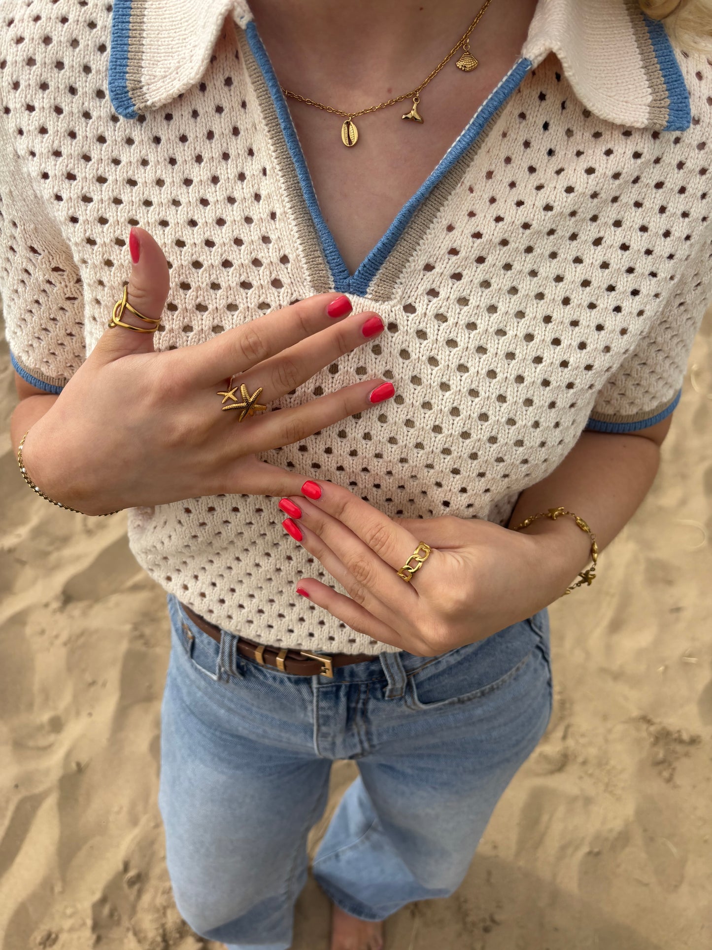 Starfish Charm Necklace