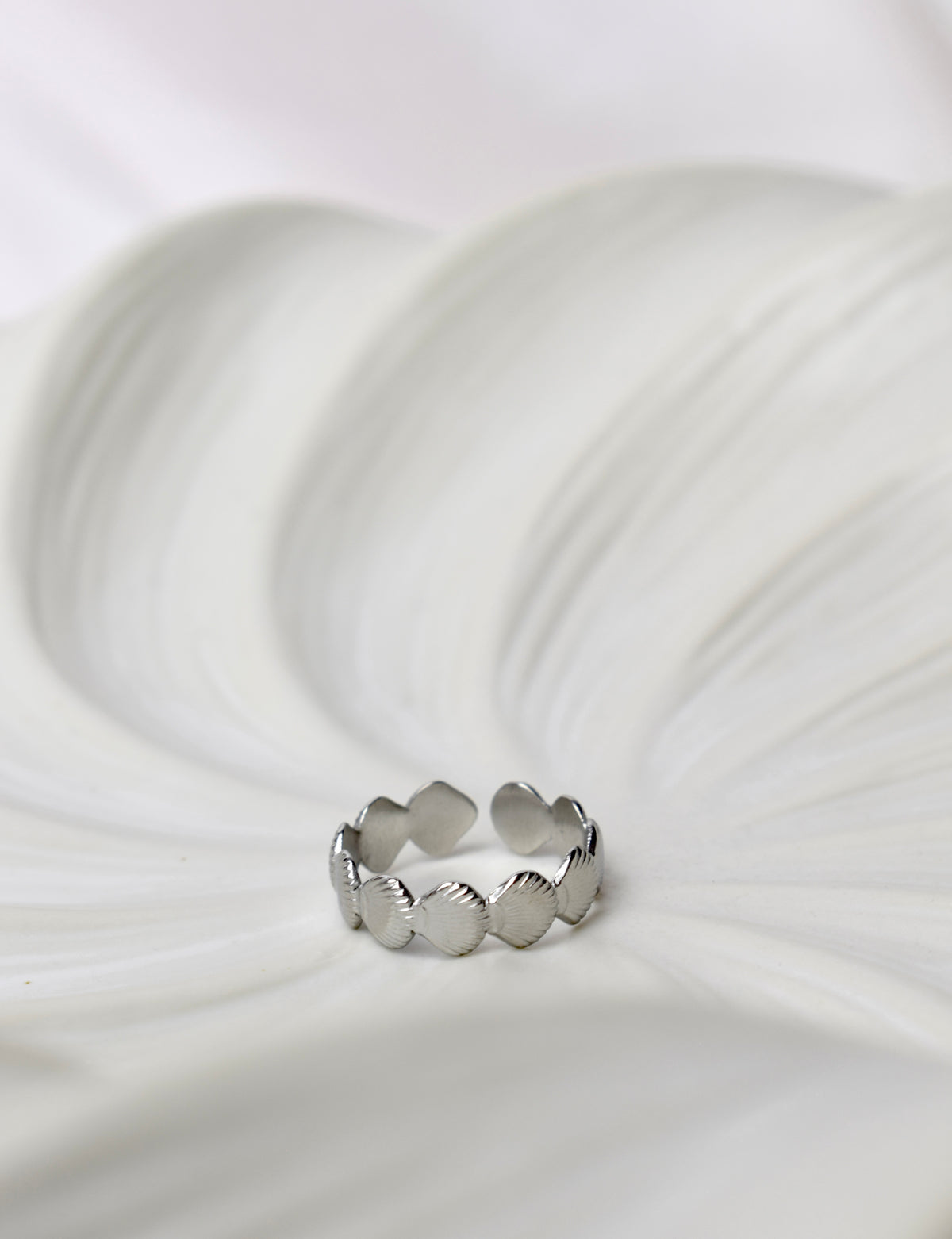 The Seashell Ring Silver