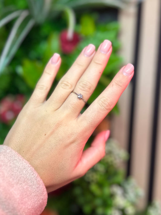 Paw Print Ring Silver