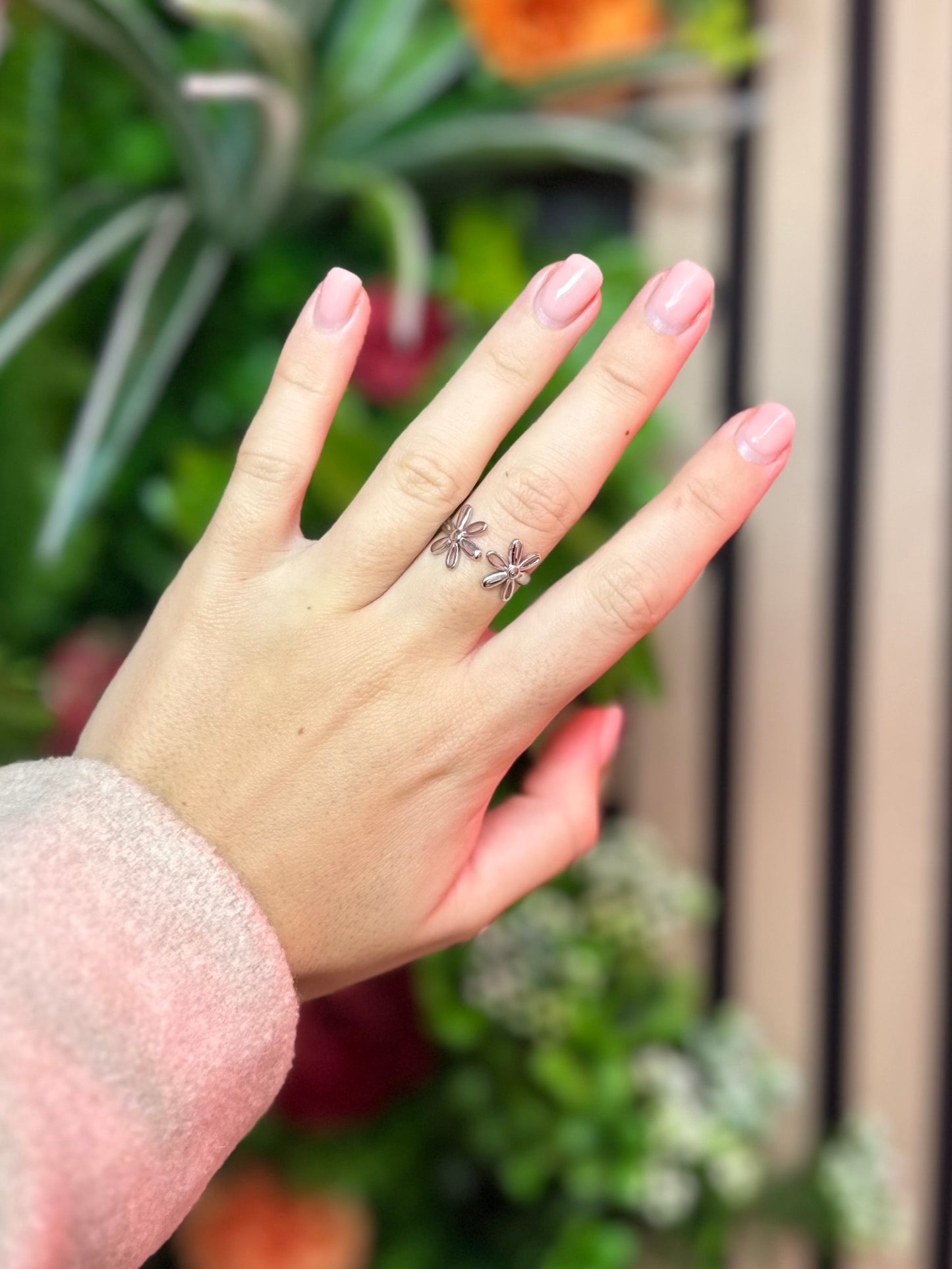 Eternal Bloom Ring Silver