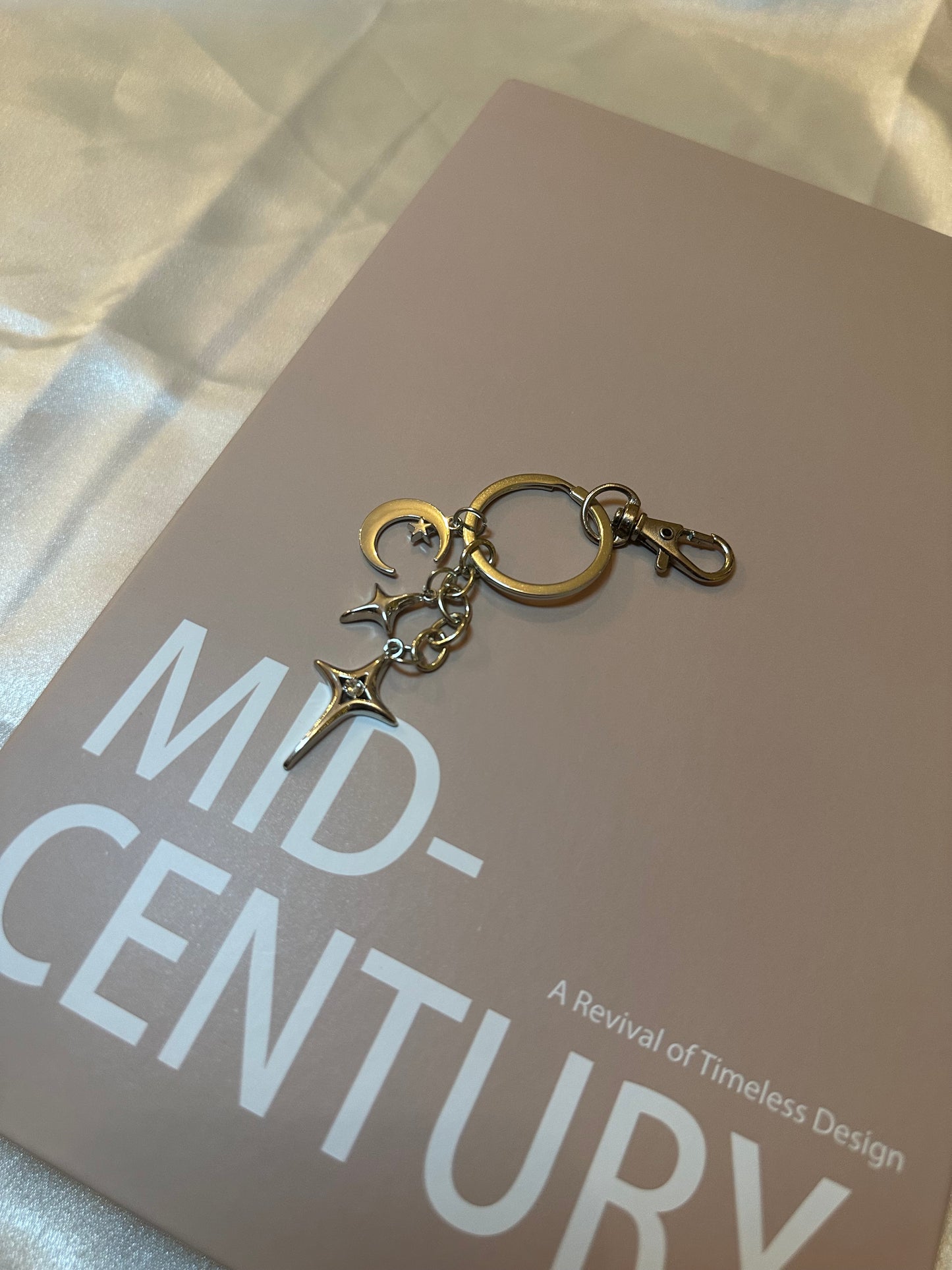 Silver Stars Keyring