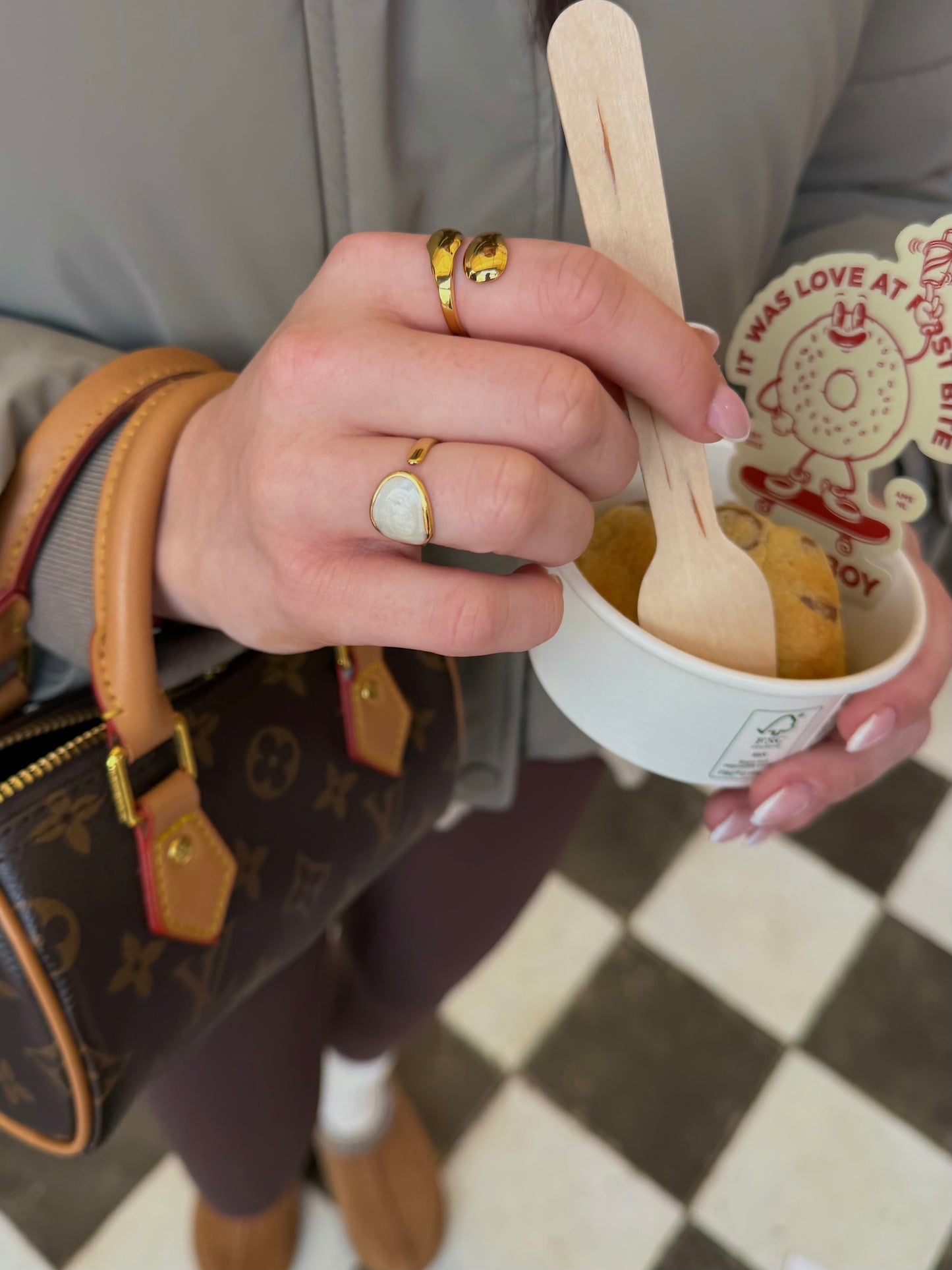 Luna Drift Ring Gold