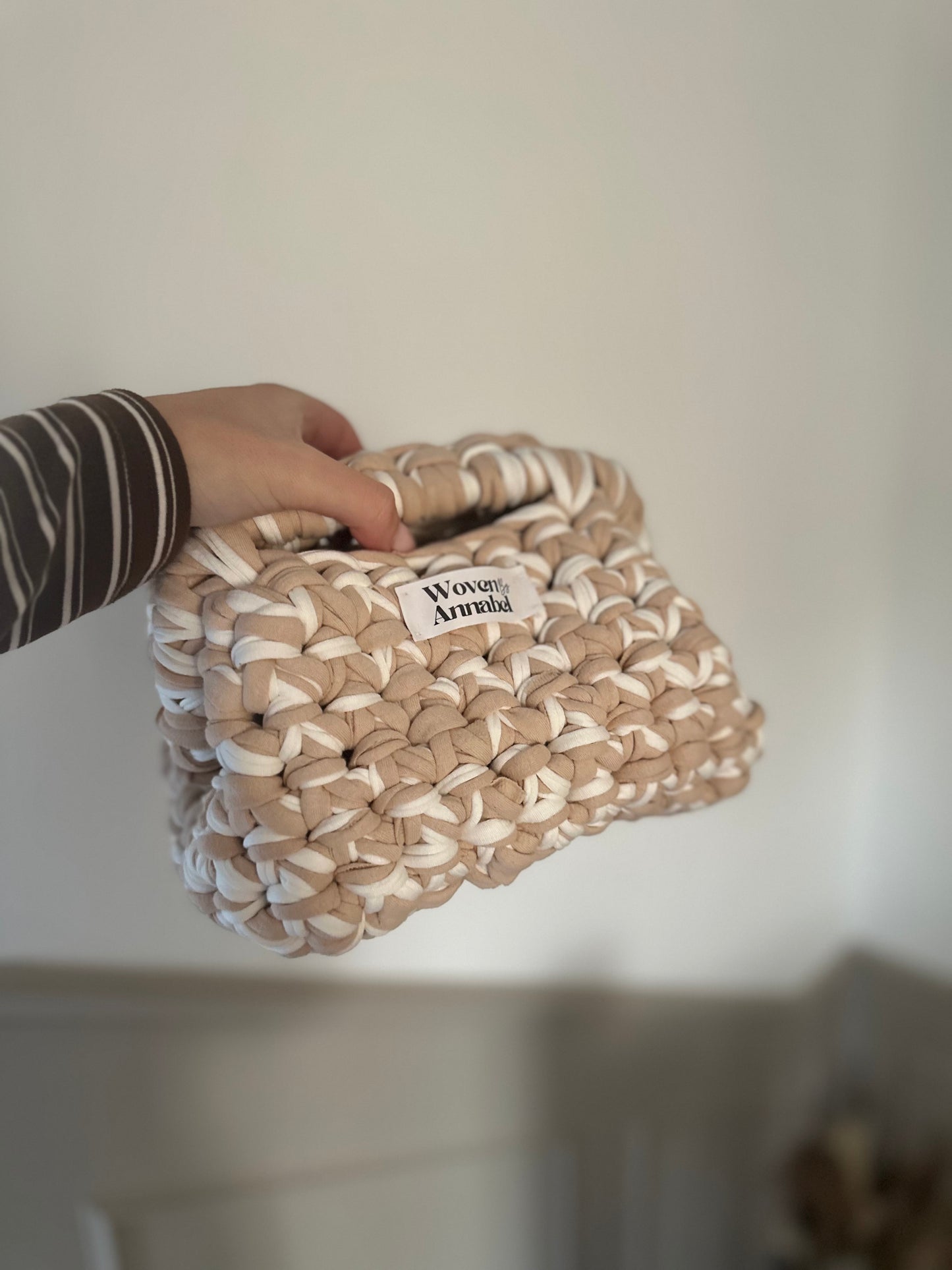 Oatmilk Clutch Bag