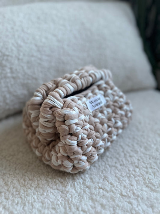 Oatmilk Clutch Bag