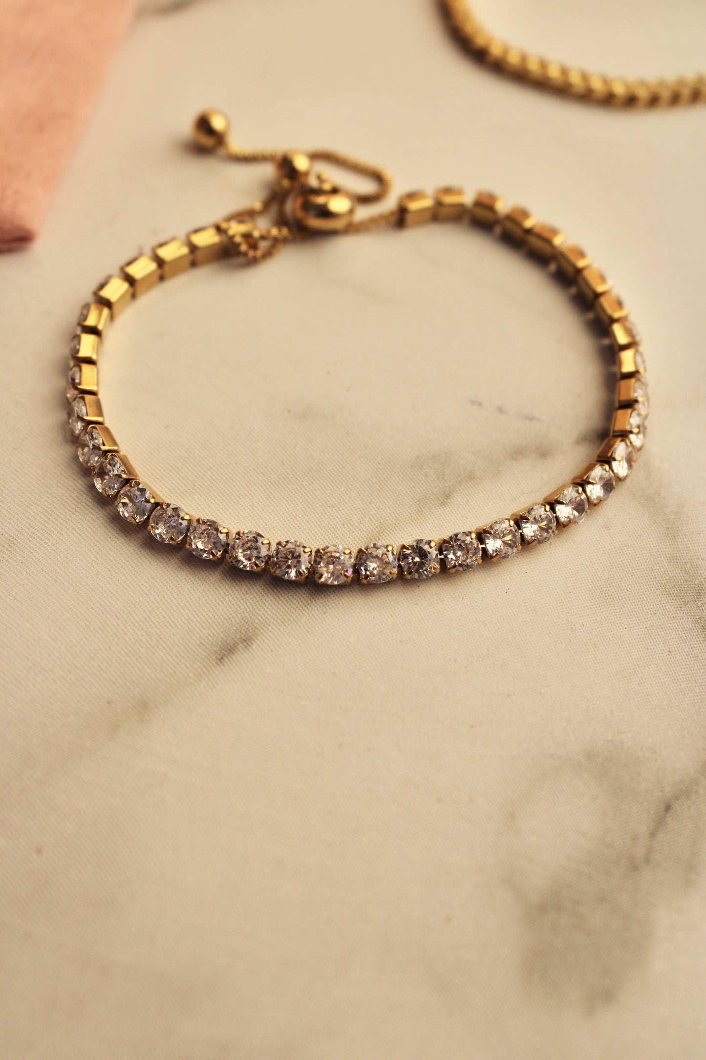 Sparkle Tennis Bracelet Gold