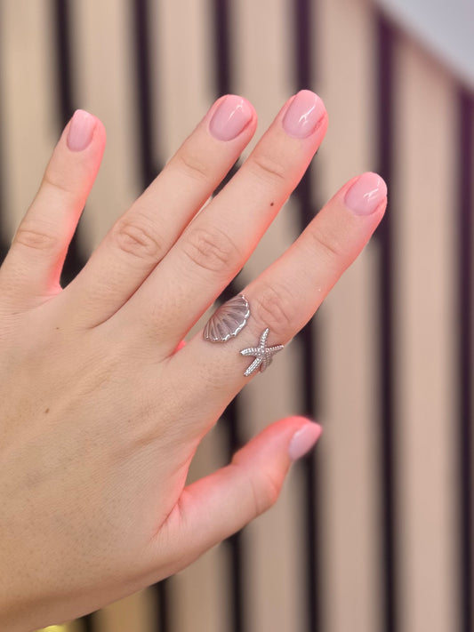Ocean Treasure Ring Silver