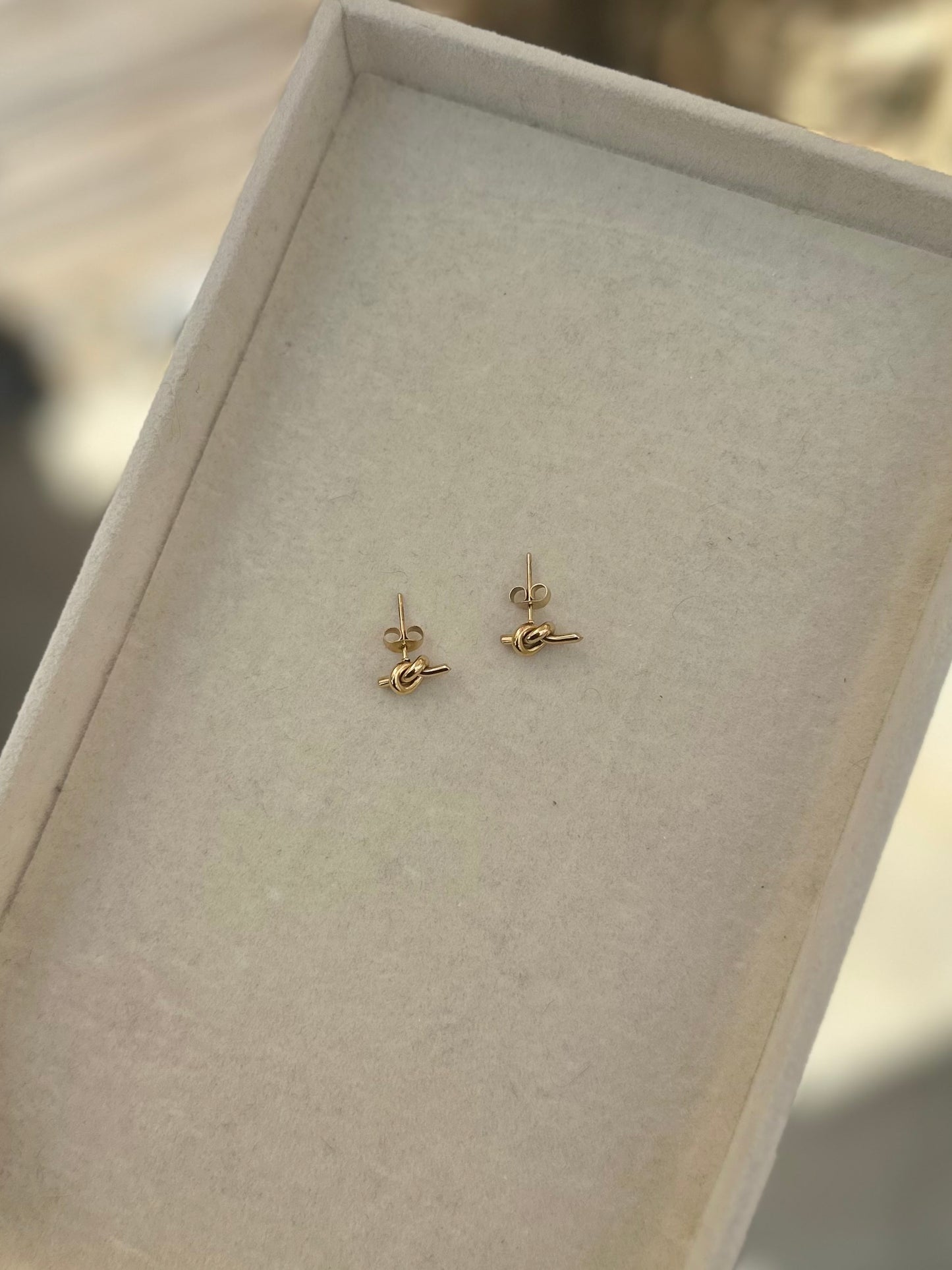 Gold Knot Studs